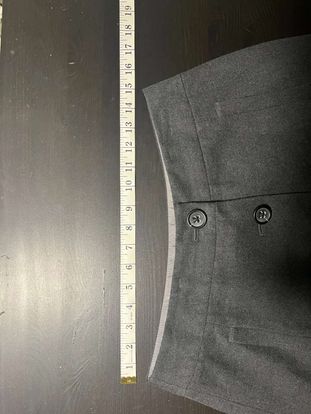 Banana Republic Black Button-Front A-Line Skirt - Picture 5 of 6